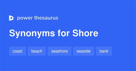 synonyms for shore